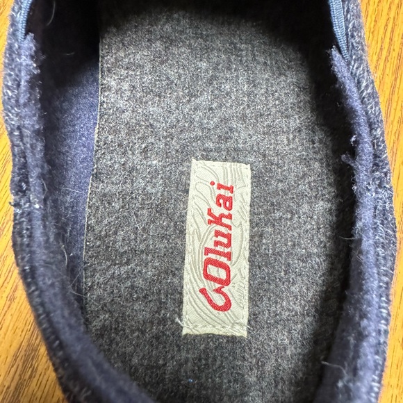 OLUKAI Moloa Hulu Men's Wool-Blend Slippers, Soft & Heathered Knit - Picture 5 of 7